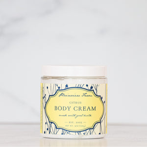 Plainview Farm Citrus All Natural Body Cream